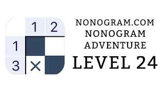 Nonogramcom  Nonogram Adventure 1101  Level 24 [upl. by Datnow524]