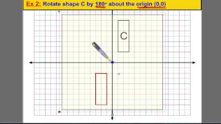 Transformations Rotating Shapes 1 [upl. by Etteneg]