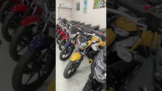 tvs showroom Airkata Taniya Automobiles bike available tvs bike youtubeshorts ytshorts race [upl. by Ettennat]