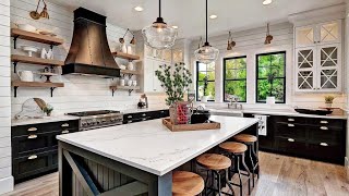 Designing a Cozy Farmhouse Kitchen Essential Elements and Style Tips [upl. by Edahc]