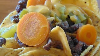 RICOS NACHOS CON CARNE ASADA PARA FIESTAS PARA VENDER [upl. by Grider]