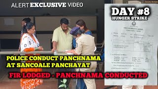 FIR FILED AND PANCHNAMA CONDUCTED AGAINST ALLEGED CULPRITS INSTALLING CCTV IN TOILET IN SANCOALE [upl. by Quint]