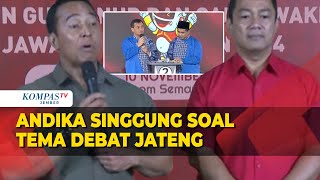 Luthfi Ungkit UMR Jateng Andika Singgung soal Tema Debat Jateng 1 [upl. by Aninay]