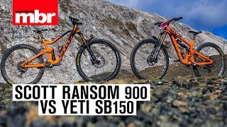 12000m down Scott Ransom VS Yeti SB150 in the Alps  Mountain Bike Rider [upl. by Brenna973]