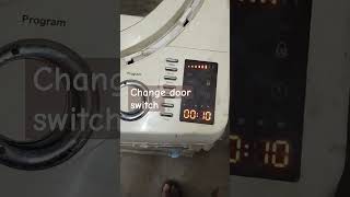 shorts U5 Er Bosch washing machine top door error code solved [upl. by Gelman]