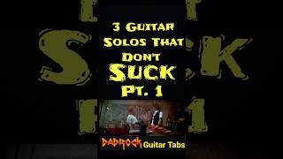 3 Guitar Solos That Dont SUCK Pt 1 classicrock guitarsolo rockhistory [upl. by Pedaias845]