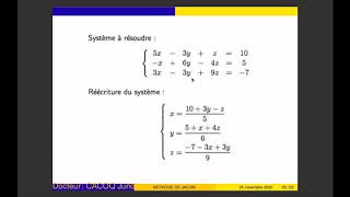 Methode de Jacobi [upl. by Peder]