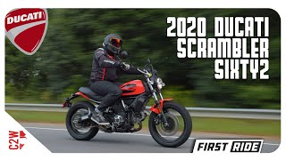 2020 Ducati Scrambler Sixty2  First Ride [upl. by Pfosi]