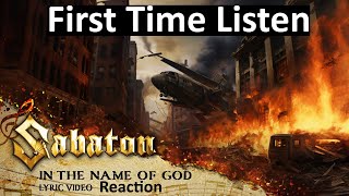 Sabaton In The Name of God Reaction  First Time Listen [upl. by Naillimxam]