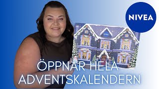 ÖPPNAR NIVEA ADVENTSKALENDER 2024 [upl. by Eikin]