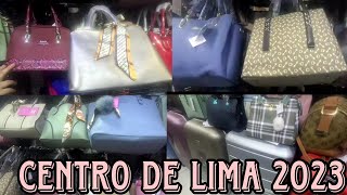 ✓CARTERAS MOCHILAS MALETAS TENDENCIA 2023‼️ por Mayor amp menor CENTRO DE LIMA [upl. by Avie]