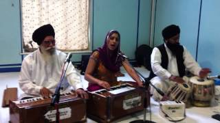 Sarika Singing Gurbani Live [upl. by Nelda795]