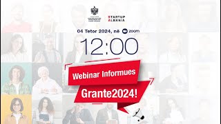 Webinari  Procedurat e Raportimit Grant2024 4 Tetor 2024 [upl. by Nosdivad]