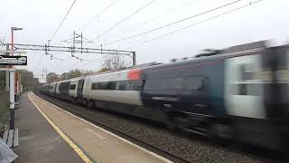 Berkswell Railway Station 390152 AWC Pendolino passes P2 on 1B32 on 9th November 2024 [upl. by Corilla989]