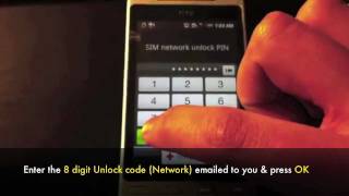 Unlock HTC Hero  How to Unlock HTC Hero Phone by Sim Network Unlock Pin Code Telus Rogers Atampt [upl. by Nauqe55]