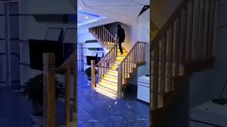 lighting for stairs interior stair lights step lighting led stair lighting  KOMIGAN [upl. by Meesak]