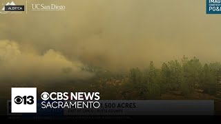 Park Fire forces evacuations near Chico [upl. by Slifka717]