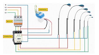 street light photocell wiring diagram  street light with photocell [upl. by Ynohtnaeoj352]