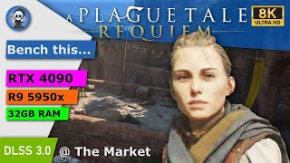 A Plague Tale Requiem  RTX 4090  Ryzen 9 5950x  DLSS3  8K  FUHD  ALL Presets [upl. by Aisul]