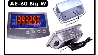 AE60 BIG ACCURTAE Weighing Indicator Calibration 10 Gram To 300 Kg dp3 Settings [upl. by Zebapda830]