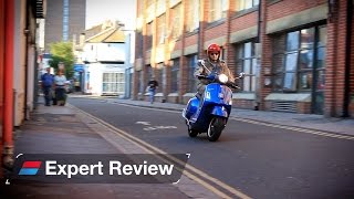 2015 Vespa GTS Super 300 ABS bike review [upl. by Alleiram]