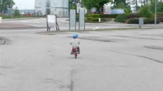 Archie riding his first pedal bike after 30 minutes [upl. by Earlene]