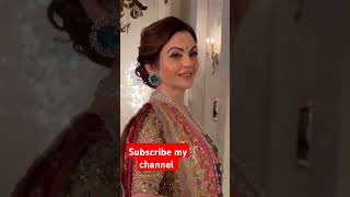 Nitaambani nitawedding aanntandradikaviral sadiambanifimlysubscribe viral love shorts [upl. by Notyap849]