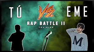 BATALLA de RAP Contra EME 2 ⚔️ PRACTICA IMPROVISACIÓN BATALLA DE GALLOS RAPBATTLE FMS Tú VS [upl. by Lanna634]