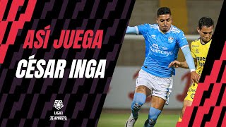 Las mejores jugadas de César Inga el nuevo fichaje de Universitairo de Deportes para el 2025 [upl. by Cirdnek]