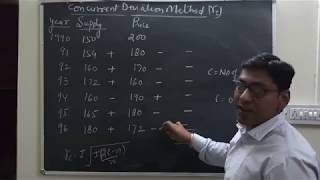 Business Statistics Lecture 95 Concurrent Deviation Method [upl. by Mellitz]