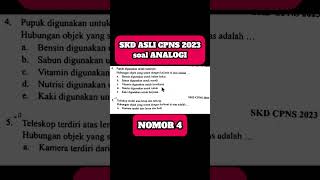 Nomor 4 ‼️Soal SKD ANALOGI ‼️soal Asli CPNS 2023 soalcpns2023 soalcpns2024 soalanalogi [upl. by Ahmar]