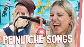 Die PEINLICHSTEN Songs😅 [upl. by Euqnomod]