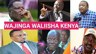 WAJINGA WALIISHA UHURU RUTO RAILA LONYANGAPUO NGANGA [upl. by Vachil]