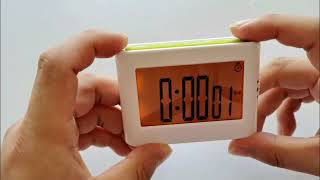 3in1 Multifunction Digital Clock TimerExquisite timer for kitchen cooking and kids study [upl. by Ivor]