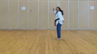 POOMSAE TAEGUK 2 JANG tutorial beginners poomsae tkd royaleagletaekwondoacademy highlights [upl. by Maurilla]