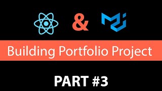 React Material Ui  Portfolio Project  Part 3 Build Portfolio Component [upl. by Assisi]