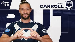 Andy CARROLL marque son 7e but en 6 matchs avec BORDEAUX   GIRONDINS [upl. by Arretak]