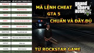 Khám phá GTA 5  Mã Cheat GTA 5 chuẩn và đầy đủ từ Rockstar Game [upl. by Foah617]