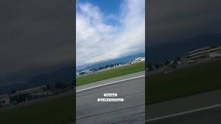 TimeLapse ITA Airways take  off at Torino Airport [upl. by Annayad585]