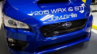 SubiSpeed  JDM Front Grille Install  2015 Subaru WRX and STI [upl. by Nylanej]