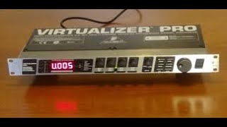 COMO PROGRAMAR PROCESADOR DE VOZ BERINGER PARA LA VOZ SONIDERA VIRTUALIZER PRO DSP2024 BERINGER [upl. by Nyvets398]