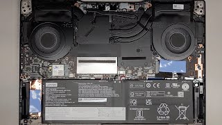 Lenovo Legion S7 15ACH6 Disassembly RAM SSD Hard Drive Upgrade Battery Replacement Repair Quick Look [upl. by Veron]