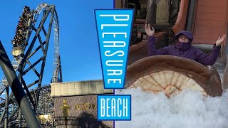 Blackpool Pleasure Beach Vlog December 2021 [upl. by Nolham]