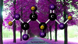 Tartaric Acid 3D Molecule Animation [upl. by Notpmah]