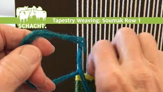 Tapestry Weaving Soumak Row 1 [upl. by Laverna]