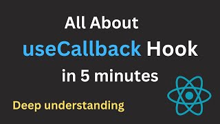 React useCallback Hook in 5 Minutes [upl. by Shaylynn]