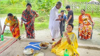 সবাইমিলে আজ দুপুরে খাওয়া দাওয়া জমিয়ে করলাম  popi kitchen vlog [upl. by Roxie]