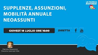 Supplenze assunzioni mobilità annuale neoassunti [upl. by Ilsa]