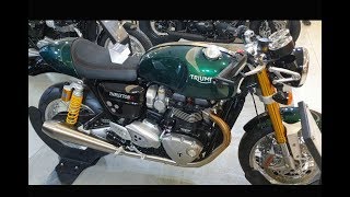 Triumph Thruxton 1200 R  Green [upl. by Bandur458]