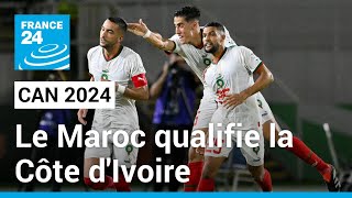 CAN 2024  Le Maroc qualifie la Côte dIvoire pour les huitièmes de finale • FRANCE 24 [upl. by Cheng131]